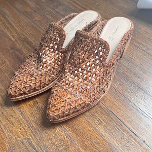 Chinese Laundry Woven Mules